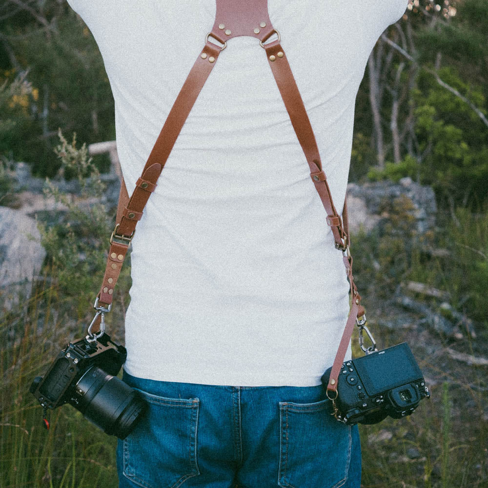 Bandit Leather Camera Harness