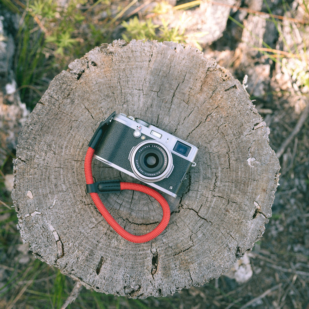 Strappy Camera Wrist Strap Red