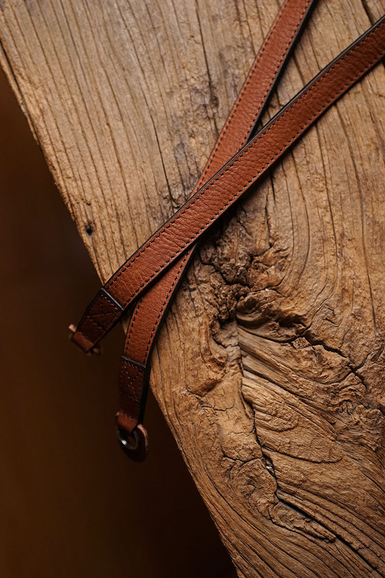 Wanaka Slimline Leather Camera Strap