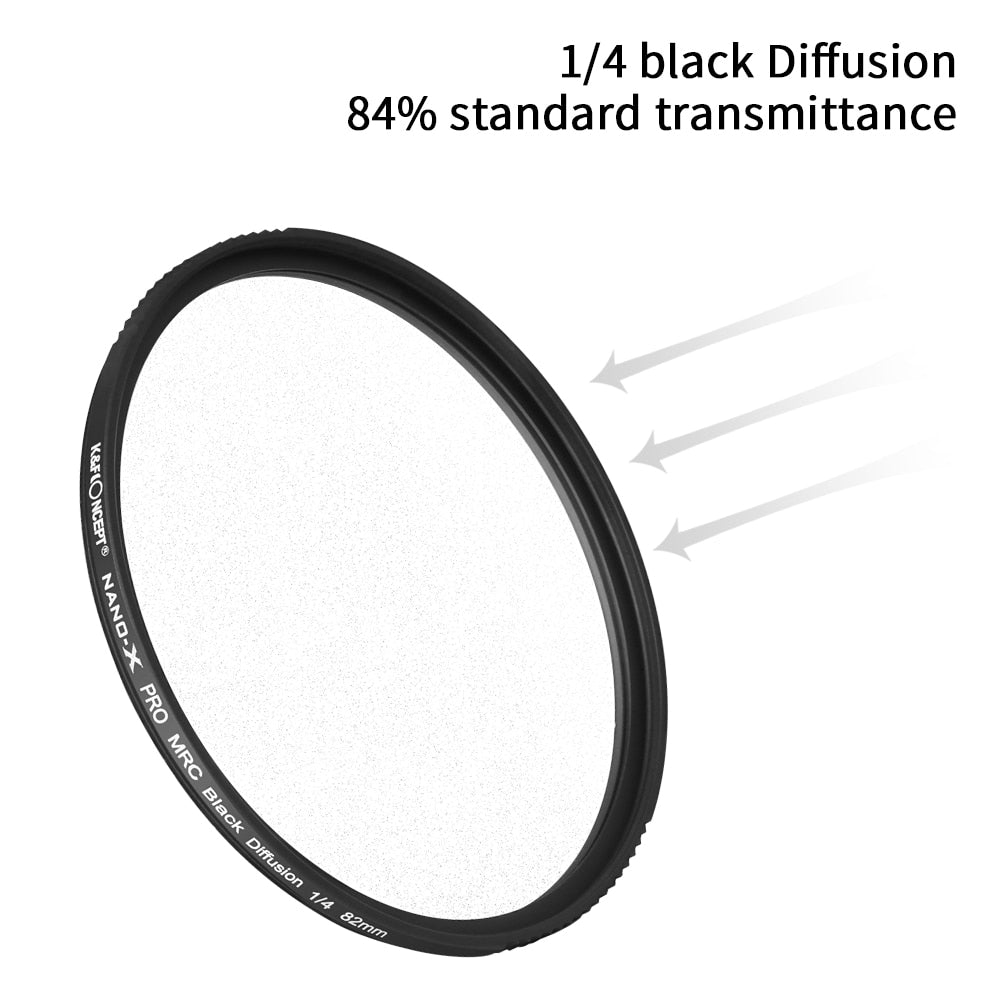 K&F Concept 1/4 Black Mist Diffusion Filter