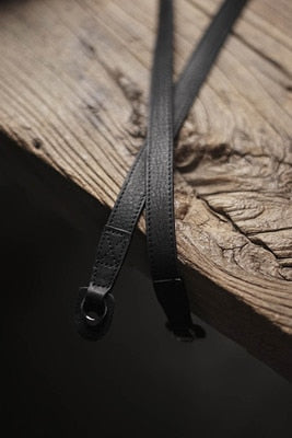 Wanaka Slimline Leather Camera Strap