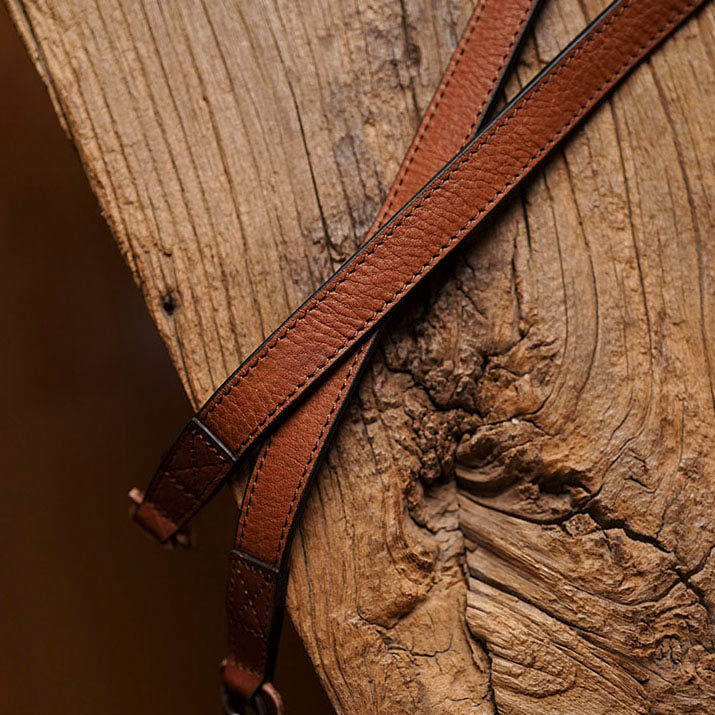 Wanaka Slimline Leather Camera Strap