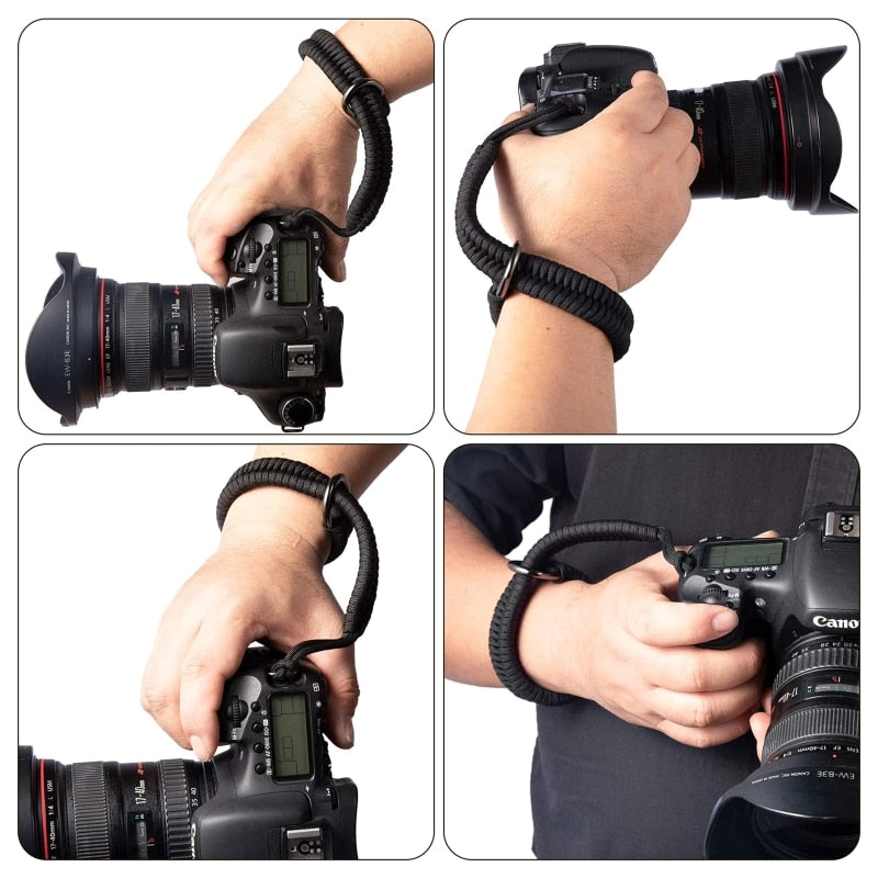 Milford Paracord Wrist Camera Strap